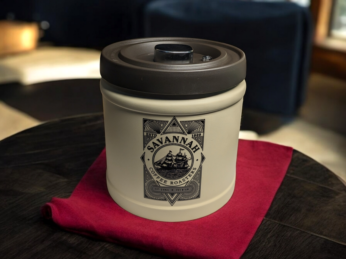 Vacuum-Sealing Coffee Canister